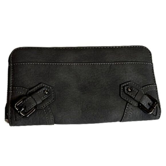 Compact Wallet For Women Multiple Card Slots‎ And Exterior Zipper Pocket - Picture 1 of 5
